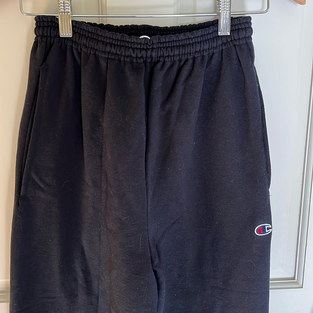 Black Champion sweatpants, brand new.